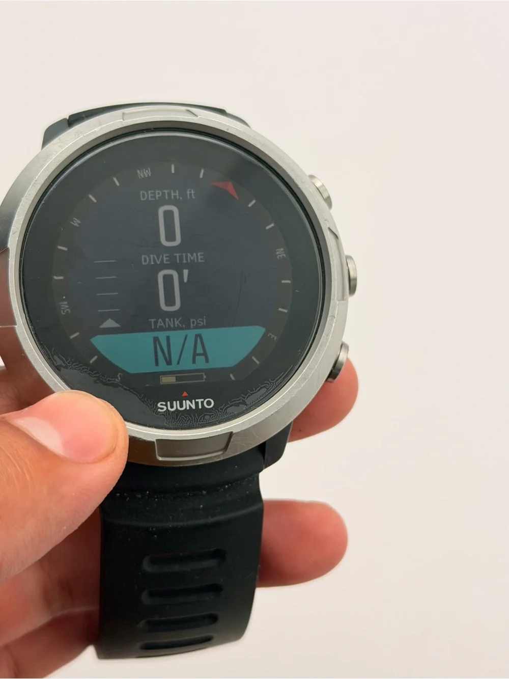 Suunto D5, Charger Included, Tested, Silver and Black, Smartwatch